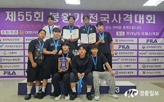 청주대 사격부 전국대회 단체, 개인 우승