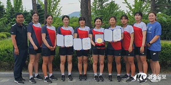 안성시청 소프트테니스 선수단, 춘계 한국 실업 연맹전 선전