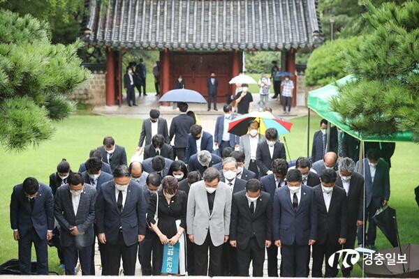이낙연, 충청대장정 서막 천안에서 올려